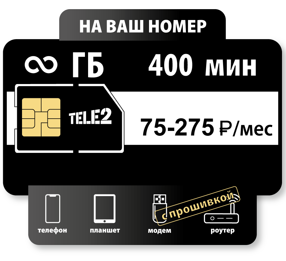 Тарифы для роутера от Tele2